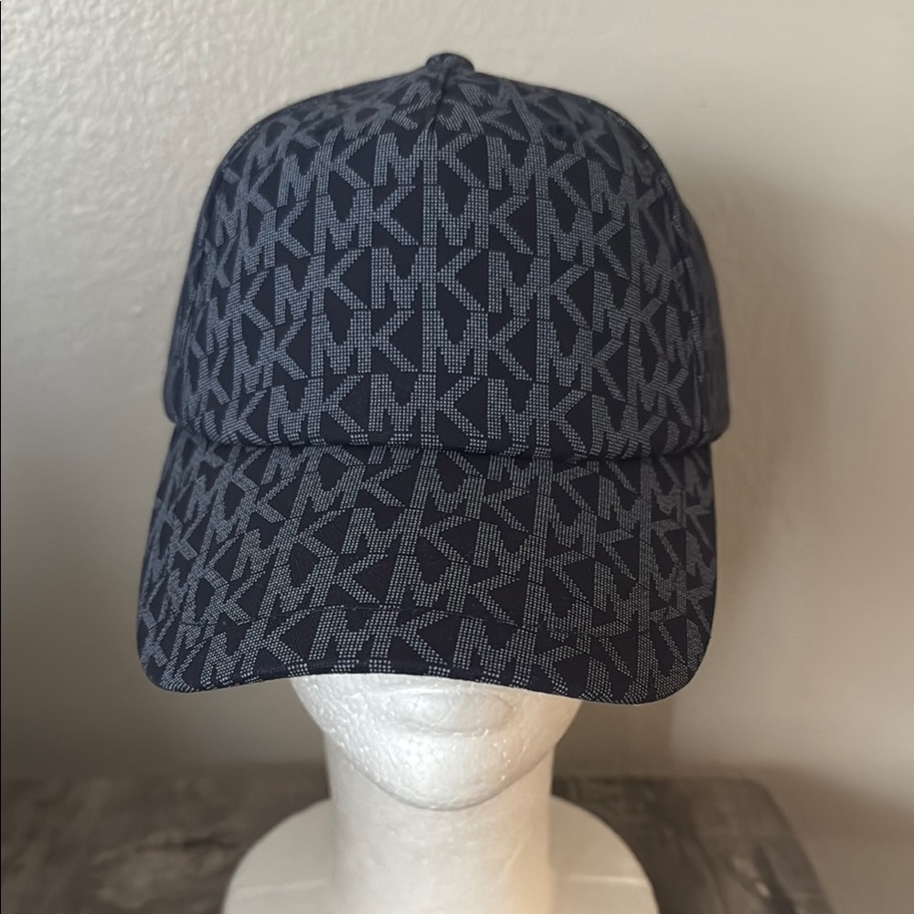 Michael Kors Blue Signature Baseball Hat OSFM, NWT